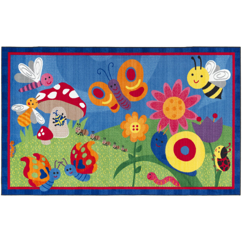 Zoomie Kids Mccollum Cutie Bugs Kids Rug & Reviews Wayfair